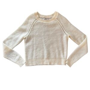 Banana Republic Mohair Cropped Pullover
